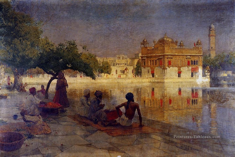 Le Temple d’Or Amritsar Persique Egyptien Indien Edwin Lord Weeks Peintures à l'huile